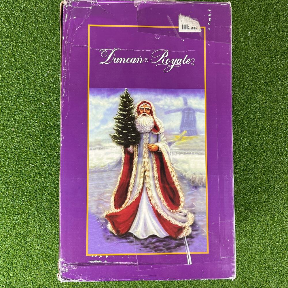 vintage Duncan Royale History of Santa Claus Kris Kringle Musical Figurine